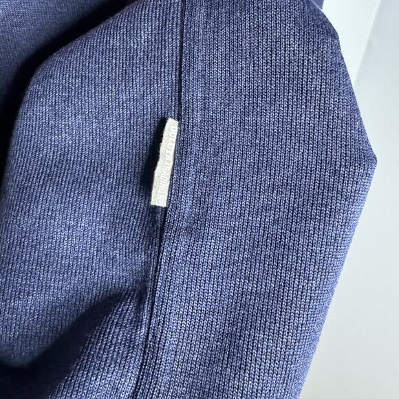 Duluth Trading Men's River Falls Snap Mock Pullover Snap Relaxed Fit Blue XL - Picture 5 of 8